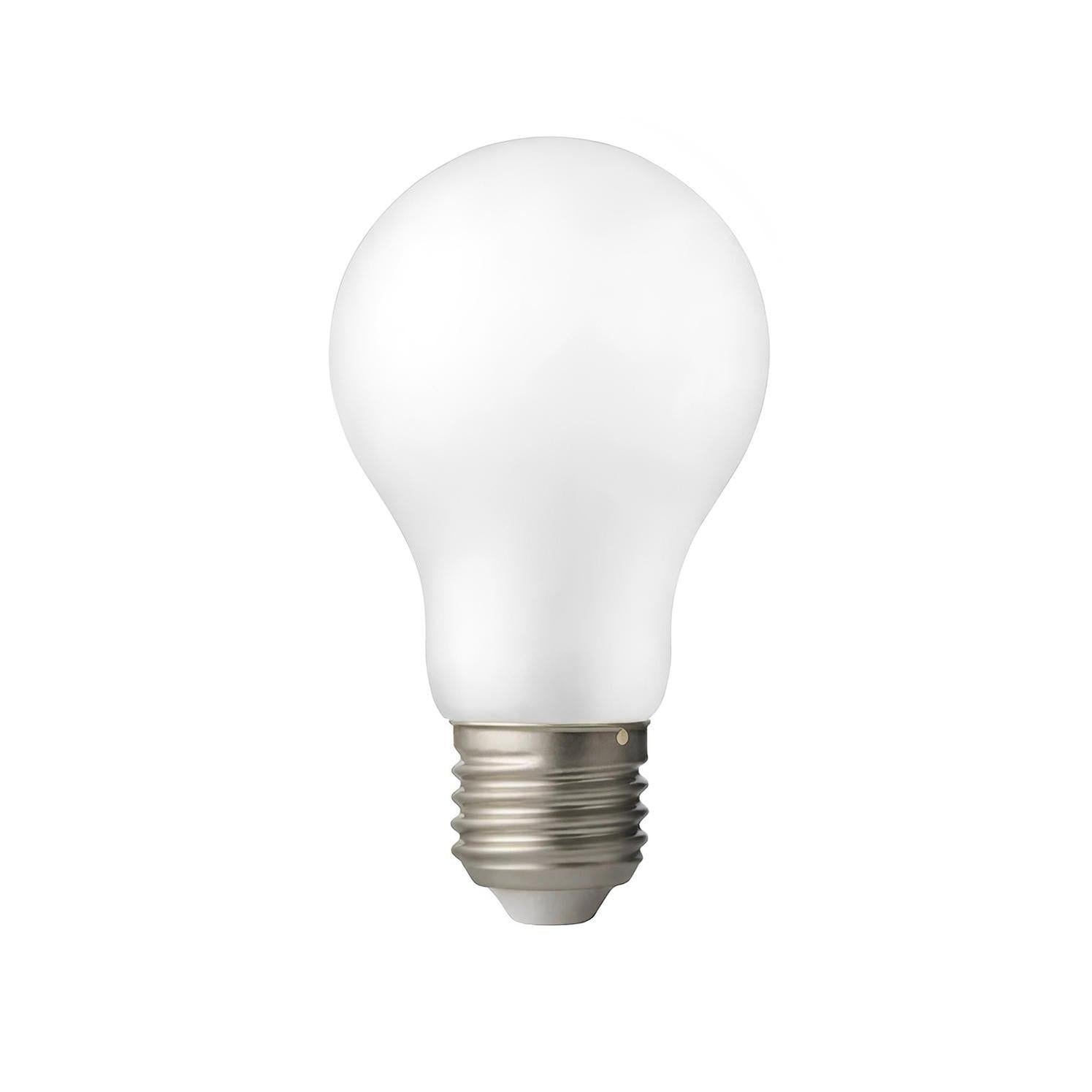 6w LED E27 A60 Frosted Globe Warm White 2700k | The Lighting Outlet
