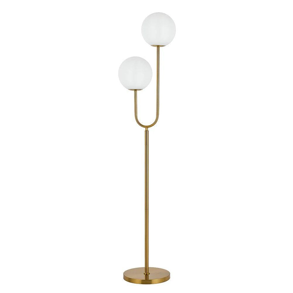 Eterna Floor Lamp Base Only in Antique Gold