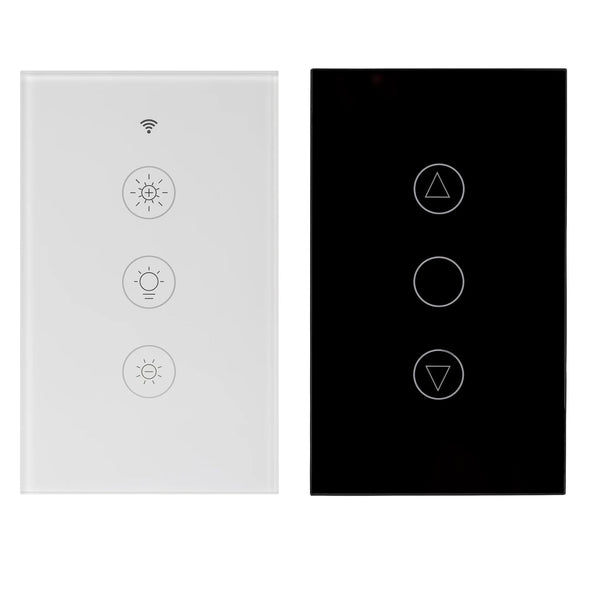 Havit Lighting HV9111 Wifi Dimmer Single Gang White, Black Dimmer