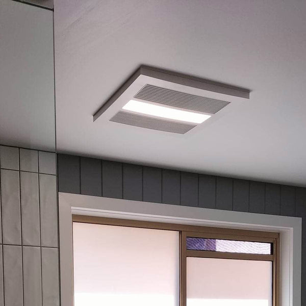 240m³/hr Solace 4-in-1 Bathroom Mate in White or Black - The Lighting Outlet