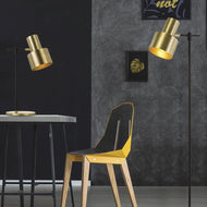 Modern Adjustable Floor Lamp in Black or Gold Finish
