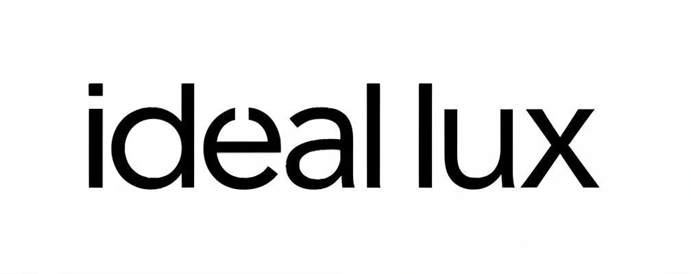 Black Ideal Lux brand logo featuring minimalist sans serif typography on a plain white background