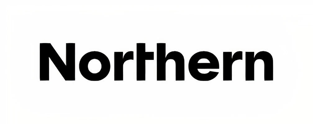 Black Northern brand logo featuring bold sans serif typography on a plain white background