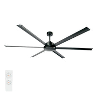 120" Colossus II DC Ceiling Fan Black 22989/06 Brilliant Lighting