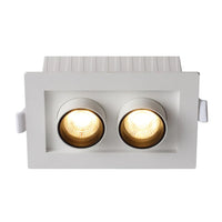 120mm x 70mm LED Downlight 10w White CCT CRI 90+ TILDA DL2-WH Telbix Lighting