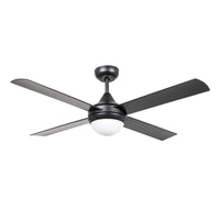 48" Stradbroke DC Ceiling Fan White, Black, Titanium with Light 2049090X Eglo Lighting