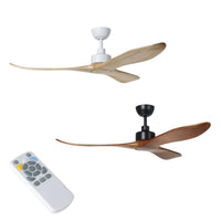 60" Currumbin DC Ceiling Fan Natural, Merbau 2061922x Eglo Lighting