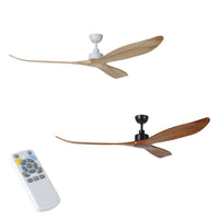 80" Currumbin DC Ceiling Fan Natural, Merbau 2061932x Eglo Lighting