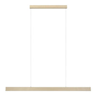 Climene 3 LED Pendant Light 1800mm in Oak
