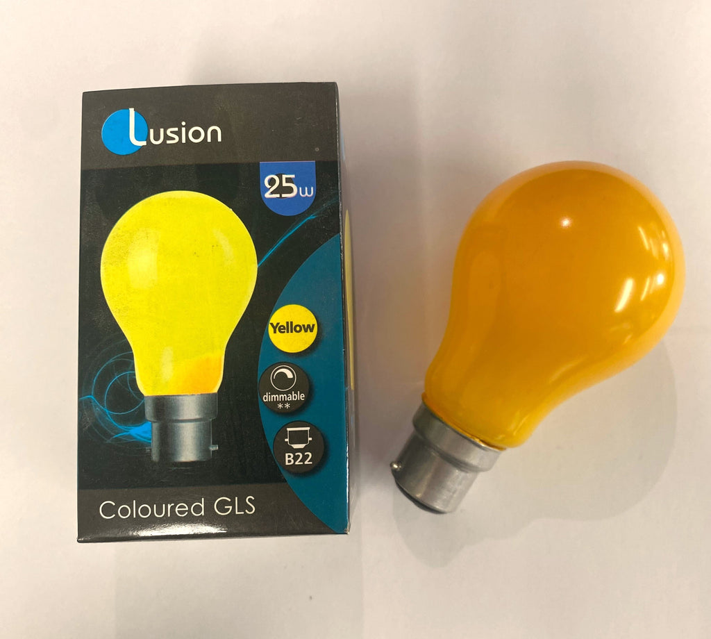 Lusion Lighting TLOCLEARANCE30603lusion CLEARANCE Coloured GLS