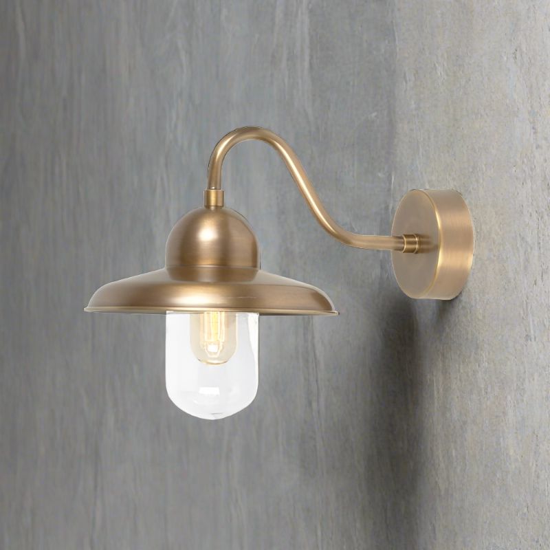 Elstead Lighting ELS.SOMERTONBR Somerton Wall Lantern in Antique The Lighting Outlet