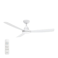 48" Zorro DC Ceiling Fan Matt White MZDC123W Martec Lighting