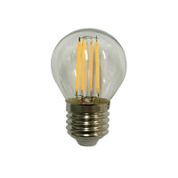 4w LED E27 G45 Fancy Round Globe Warm White 3000k, Daylight 5000k Dimmable GL-FRF4LEDE27-8X