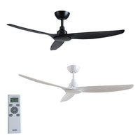 60" Skyfan DC Ceiling Fan Black, White - SKY1503 Ventair