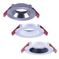 601 Downlight Frame in Nickel, White or White/Black