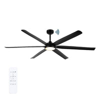 80" Osprey DC Ceiling Fan Matt Black, Matt White with Light MODC3M_MODC200M