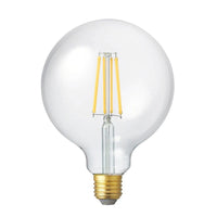 8w LED E27 G125 Globe Warm White 3000k, Daylight 5000k Dimmable GL-F-G125-8-CL8X