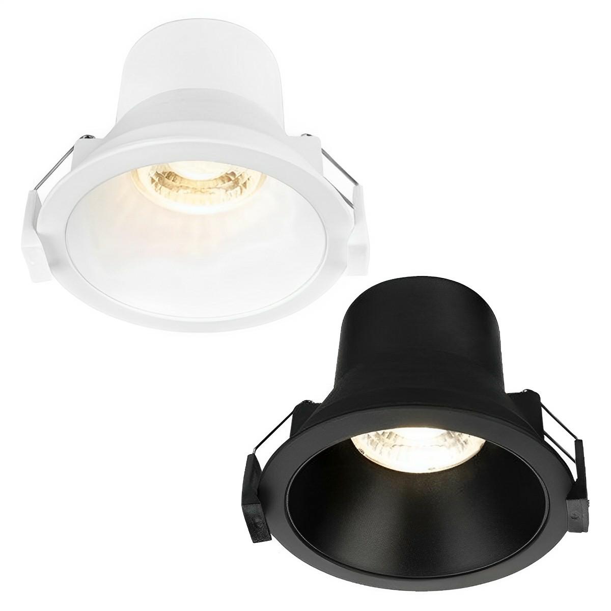 90mm Archy LED Downlight 8w White, Black CCT 21933 Brilliant Lighting-21933/06-The Lighting Outlet-product-view