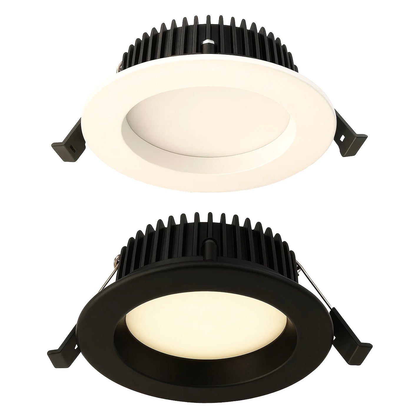 90mm Blight LED Downlight 10w White, Black CCT CRI 90+ HV5527T Havit Lighting-HV5527T-WHT-The Lighting Outlet-product-view