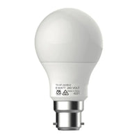9w LED B22 A60 Globe Warm White 3000k, Daylight 6000k G A609B22OP830, G A609B22OP860