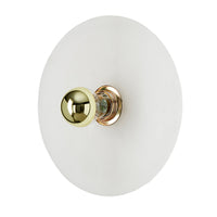 Alba Indoor Wall Light in Black, White, Chrome, Gold