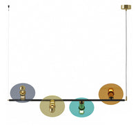Ohlala Pendant Light 4Lt in Matt Black or Matt White