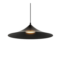 Hat S LED Pendant Light in Matt Black