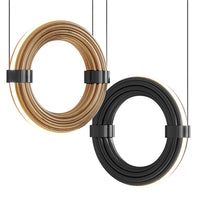 Elli LED Pendant Light 5w in Antique Gold or Matt Black