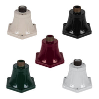 Accessories - GTA-832 Post Base and Adapter Plate in Beige/Black/Burgundy/Green/White 16063_16064_16065_16066_16068
