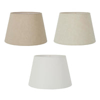 Accessories - Linen Drum Lamp Shade XXS in Dark Natural, Light Natural or Textured Ivory
