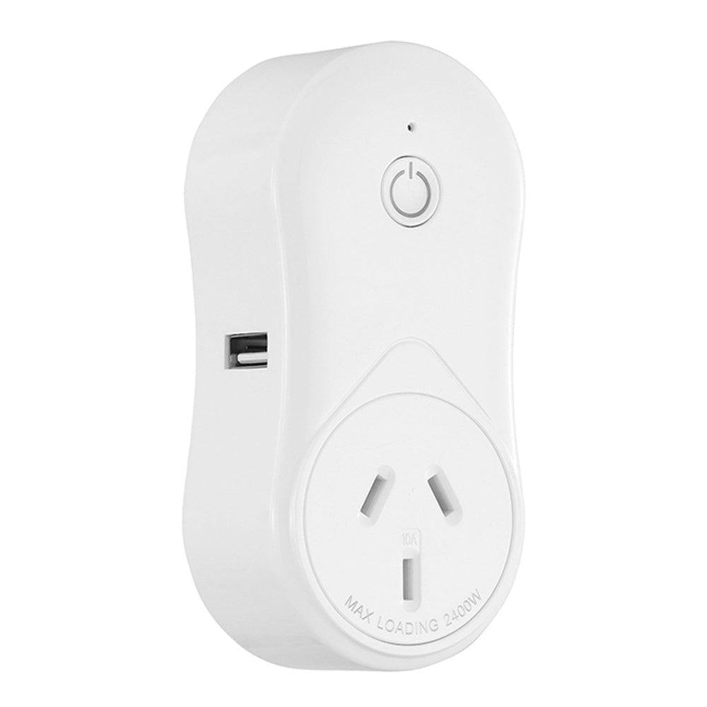 Eglo Accessory: Smart Plug Pack with USB Charger in White