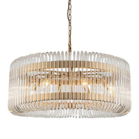 Alpine Chandelier 8Lt in Brass