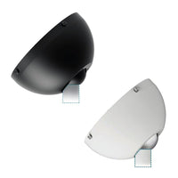 Angle Ceiling Fan Canopy in Matt Black or Matt White