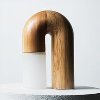 Arch Indoor LED Wall Light in Natural Wood