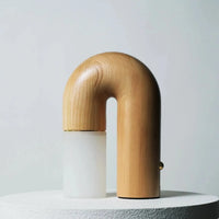 Arch Touch Table Lamp Natural Wood