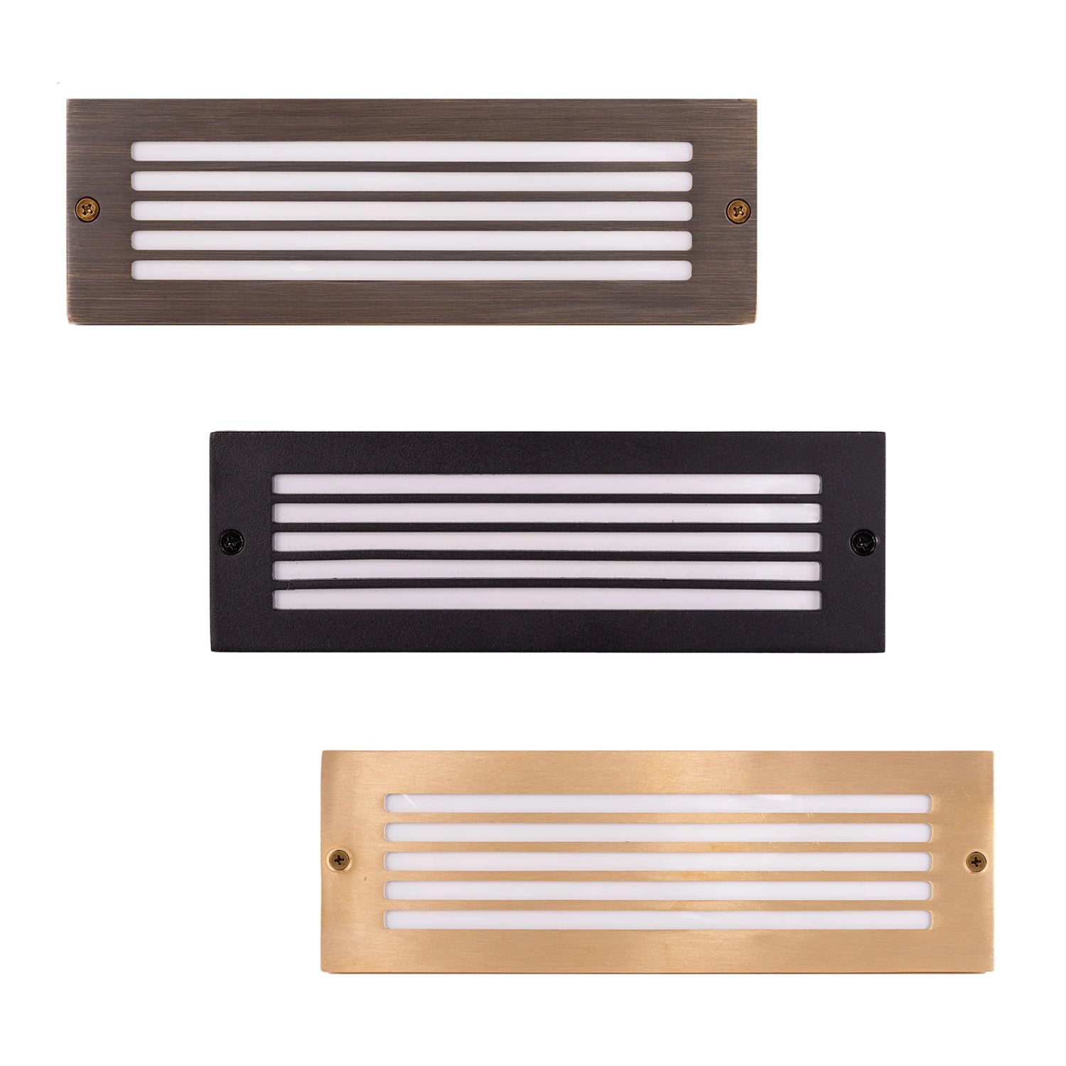 Ardam LED Step Light CCT 6w in Antique Brass, Black or Solid Brass Hav