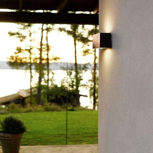 Asker Big Up/Down LED Wall Light in Aluminium, Black, Graphite or Whit ...