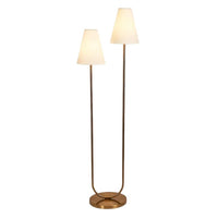 Aspen Floor Lamp in Antique Brass