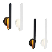 Atala LED Wall Light 12w, 16w in Black or White