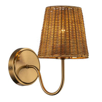 Athens Indoor Wall Light in Antique Brass
