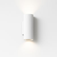 Aurora Outdoor Up/Down Wall Light in Concrete White