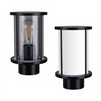 BL-400 Bollard Head in Black/Clear, Black/Frost 10670-10671