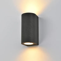 Blaze Sandstone Outdoor Up/Down Wall Light in Black or White