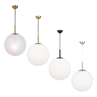 Bally 16 Pendant Light 400mm in Antique Gold/Alabastro, Antique Gold, Black or Nickel