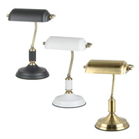 Banca Banker Lamp Matt Black, Matt White, Antique Brass BANCA-T CLA Lighting