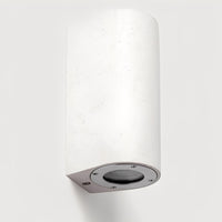 Blaze Sandstone Outdoor Up/Down Wall Light in White