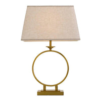 Brena Table Lamp Antique Gold/Cream BRENA TL-AGCRM Telbix Lighting
