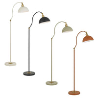 Brevik Floor Lamp in Beige, Black, Green or Orange