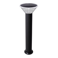 Bruen Commercial Solar Bollard Light Matt Black With Dual Temp 12+ Hours Light PL-Bruen