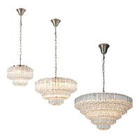 Calista Chandelier Small, Medium, Large, Extra Large in Brushed Nickel LOI100163X